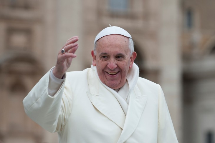 Békeoffenzíváról beszélt Ferenc pápa. Fotó: Depositphotos 