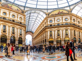 A Galleria Vittorio Emanuele II passzázs Milánóban. Fotó: Depositphotos