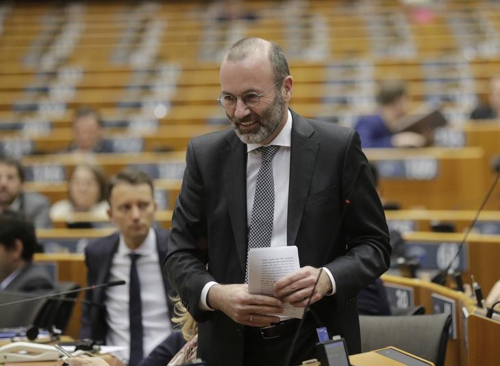 Manfred Weber az Európai Parlament egy korábbi plenáris ülésén