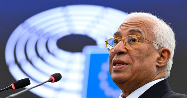 António Costa, az Európai Tanács elnöke örül a fejleményeknek