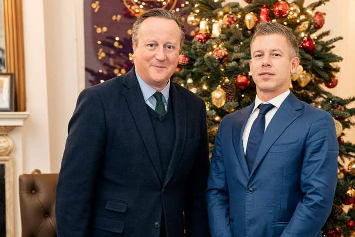David Cameron, Magyar Péter 