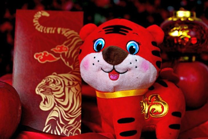 Kínai újévi tigrisfigura (Pixabay.com)