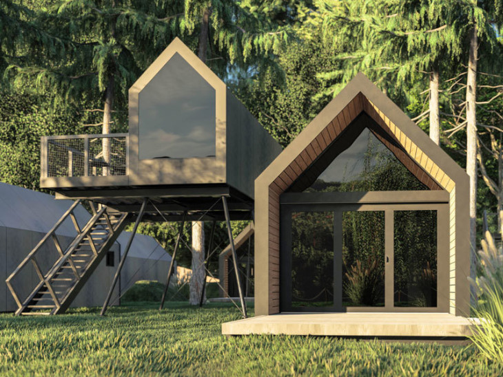 Ilyen a glamping a &bdquo;csokoládé-falu&rdquo; mellett