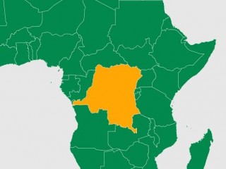 A Kongói Demokratikus Köztársaság foglalja el Afrika középpontját